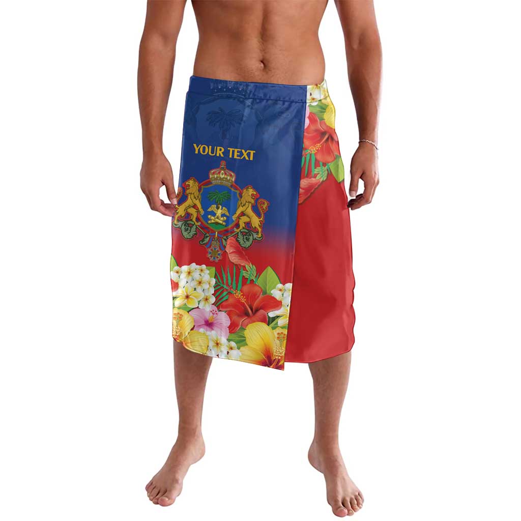 Second Empire of Haiti 1849-1859 Personalized Lavalava Tropical Hibiscus Flowers