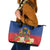 Second Empire of Haiti 1849-1859 Personalized Leather Tote Bag Tropical Hibiscus Flowers