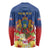 Second Empire of Haiti 1849-1859 Personalized Long Sleeve Shirt Tropical Hibiscus Flowers