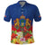 Second Empire of Haiti 1849-1859 Personalized Polo Shirt Tropical Hibiscus Flowers