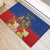 Second Empire of Haiti 1849-1859 Personalized Rubber Doormat Tropical Hibiscus Flowers