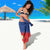 Second Empire of Haiti 1849-1859 Personalized Sarong Tropical Hibiscus Flowers