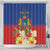 Second Empire of Haiti 1849-1859 Personalized Shower Curtain Tropical Hibiscus Flowers