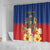 Second Empire of Haiti 1849-1859 Personalized Shower Curtain Tropical Hibiscus Flowers