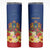 Second Empire of Haiti 1849-1859 Personalized Skinny Tumbler Tropical Hibiscus Flowers