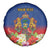 Second Empire of Haiti 1849-1859 Personalized Spare Tire Cover Tropical Hibiscus Flowers