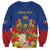 Second Empire of Haiti 1849-1859 Personalized Sweatshirt Tropical Hibiscus Flowers