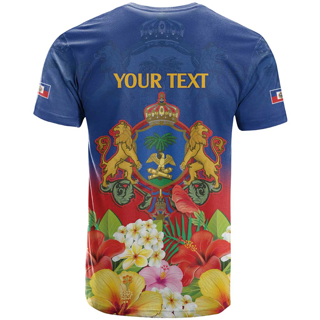 Second Empire of Haiti 1849-1859 Personalized T Shirt Tropical Hibiscus Flowers