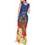 Second Empire of Haiti 1849-1859 Personalized Tank Maxi Dress Tropical Hibiscus Flowers