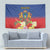 Second Empire of Haiti 1849-1859 Personalized Tapestry Tropical Hibiscus Flowers