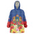 Second Empire of Haiti 1849-1859 Personalized Wearable Blanket Hoodie Tropical Hibiscus Flowers