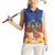 Second Empire of Haiti 1849-1859 Personalized Women Sleeveless Polo Shirt Tropical Hibiscus Flowers