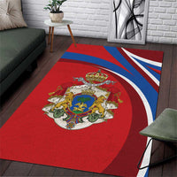 Second Empire of Haiti Personalized Area Rug Imperial Flag of Haiti 1849-1859