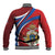 Second Empire of Haiti Personalized Baseball Jacket Imperial Flag of Haiti 1849-1859