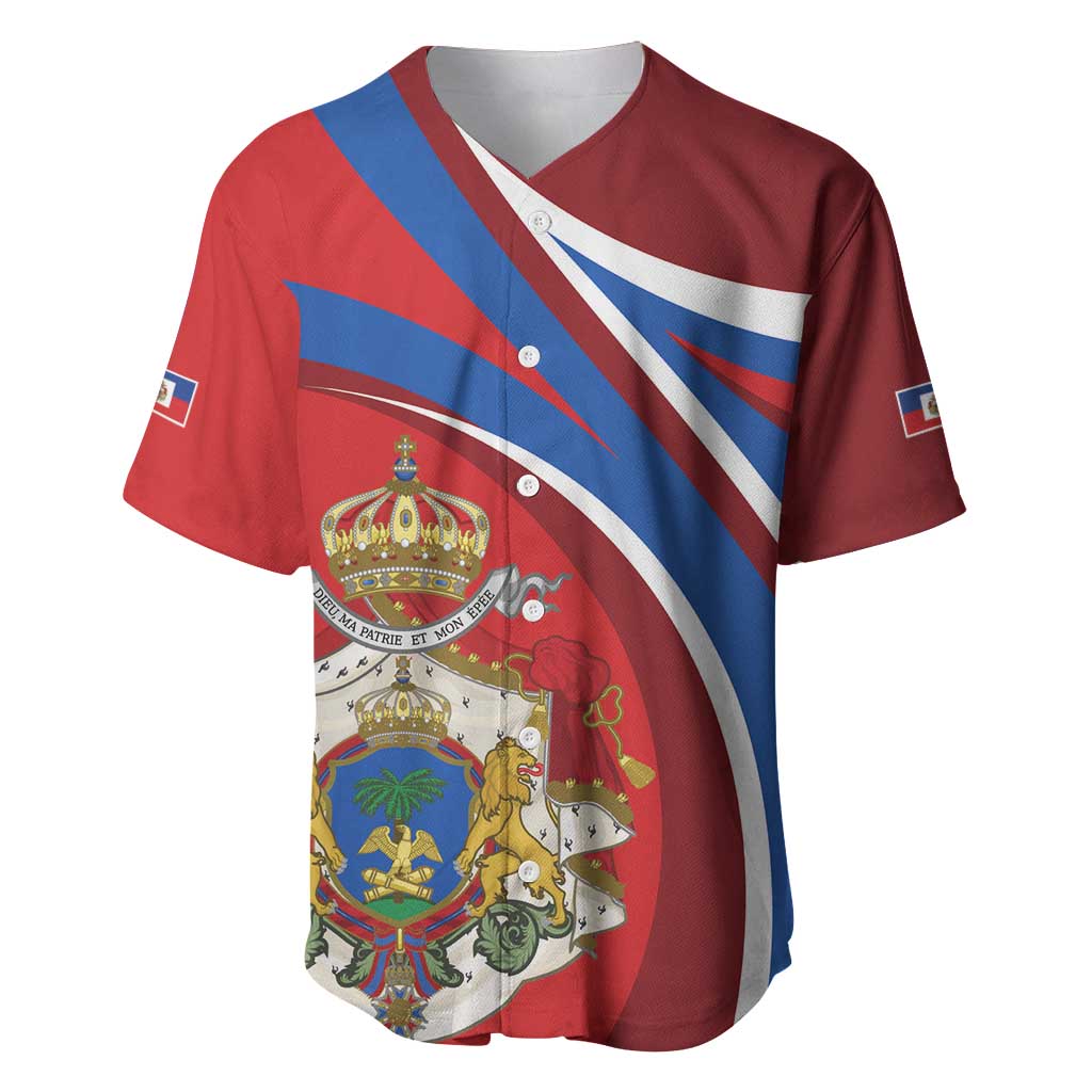 Second Empire of Haiti Personalized Baseball Jersey Imperial Flag of Haiti 1849-1859