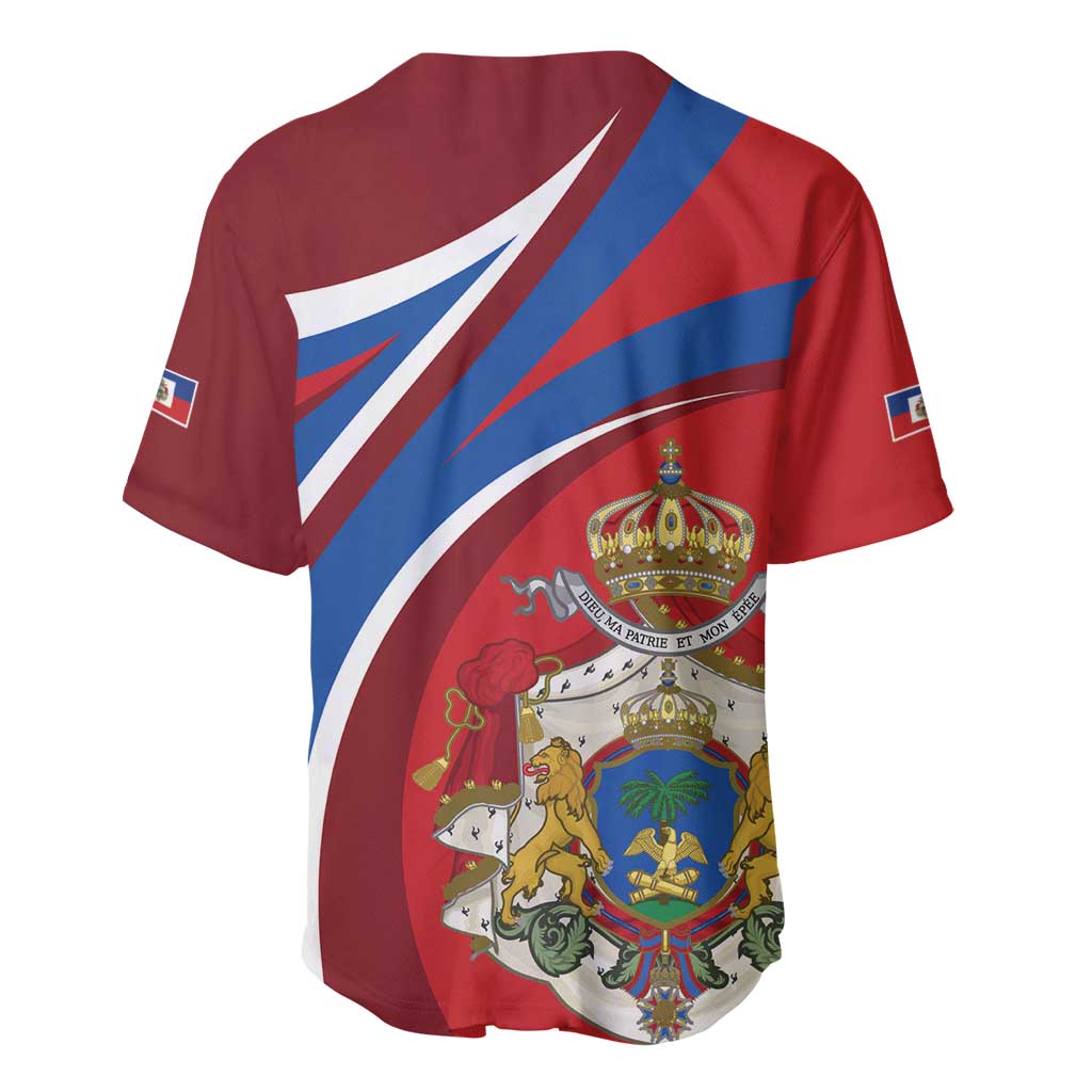 Second Empire of Haiti Personalized Baseball Jersey Imperial Flag of Haiti 1849-1859