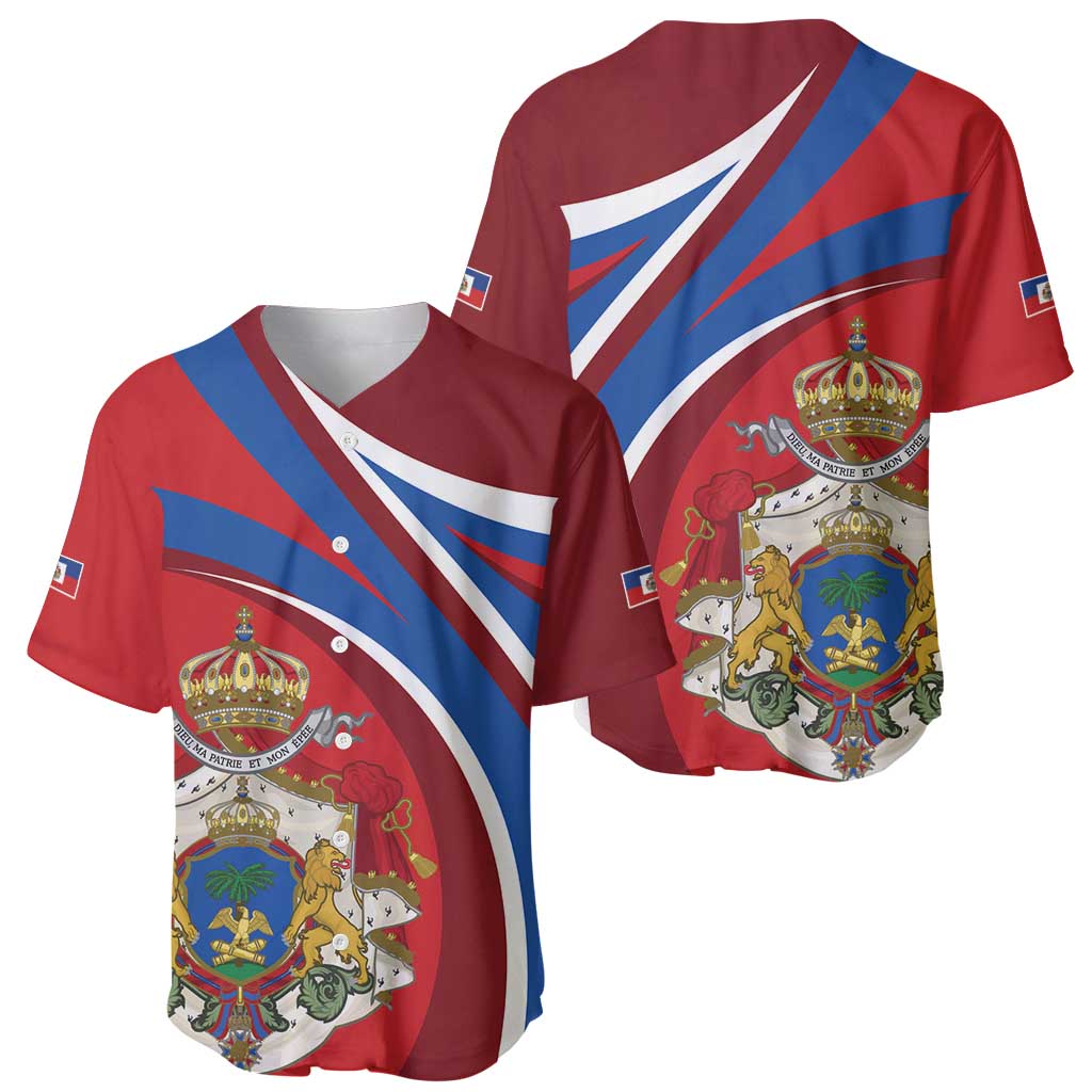 Second Empire of Haiti Personalized Baseball Jersey Imperial Flag of Haiti 1849-1859