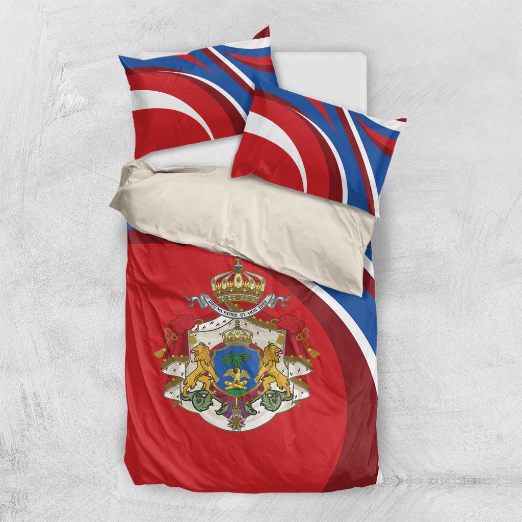 Second Empire of Haiti Personalized Bedding Set Imperial Flag of Haiti 1849-1859