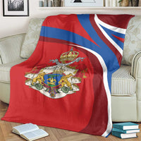 Second Empire of Haiti Personalized Blanket Imperial Flag of Haiti 1849-1859