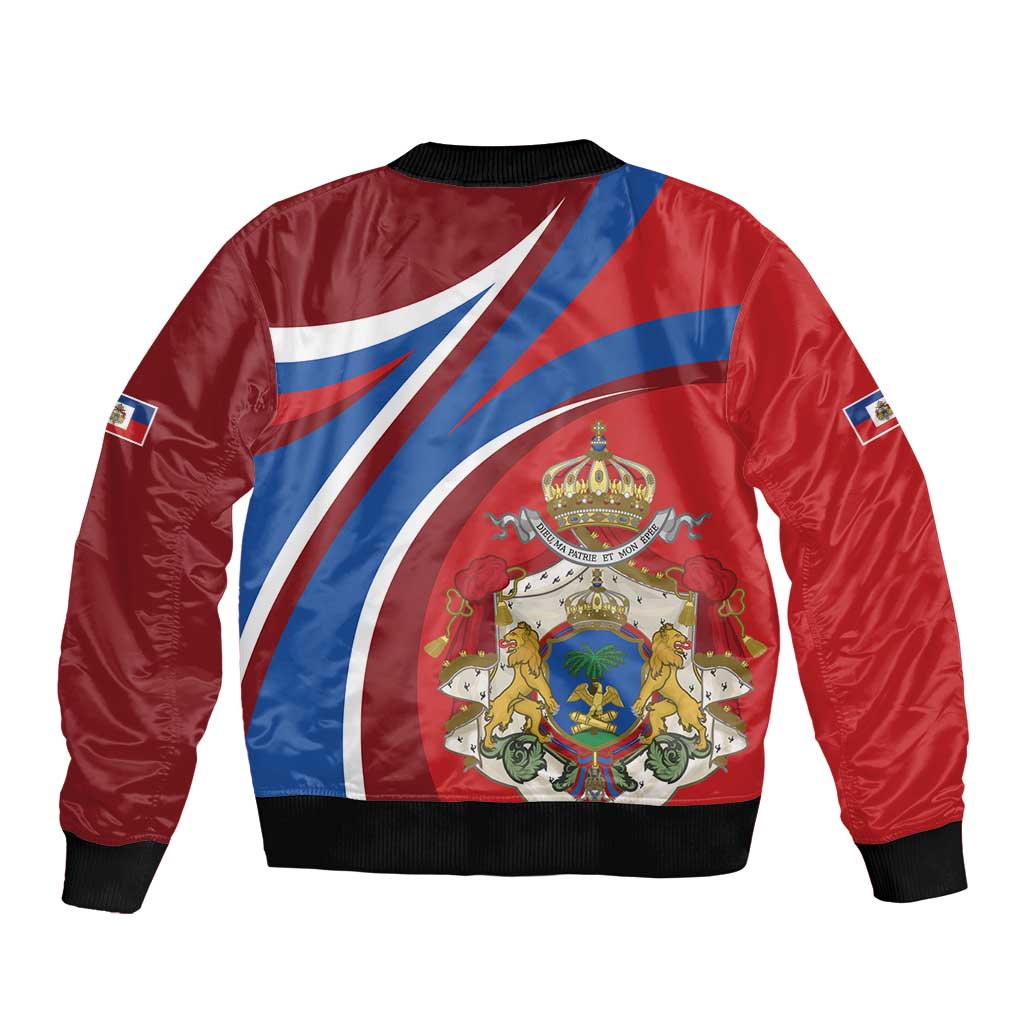 Second Empire of Haiti Personalized Bomber Jacket Imperial Flag of Haiti 1849-1859