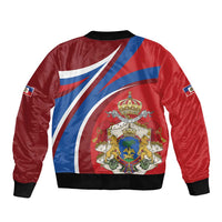Second Empire of Haiti Personalized Bomber Jacket Imperial Flag of Haiti 1849-1859