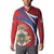 Second Empire of Haiti Personalized Button Sweatshirt Imperial Flag of Haiti 1849-1859