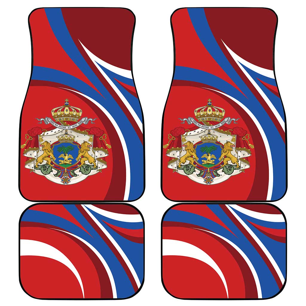 Second Empire of Haiti Personalized Car Mats Imperial Flag of Haiti 1849-1859