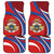 Second Empire of Haiti Personalized Car Mats Imperial Flag of Haiti 1849-1859