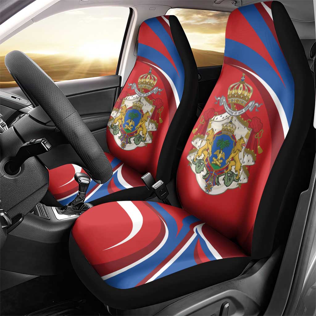 Second Empire of Haiti Personalized Car Seat Cover Imperial Flag of Haiti 1849-1859