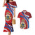 Second Empire of Haiti Personalized Couples Matching Mermaid Dress and Hawaiian Shirt Imperial Flag of Haiti 1849-1859
