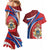 Second Empire of Haiti Personalized Couples Matching Mermaid Dress and Hawaiian Shirt Imperial Flag of Haiti 1849-1859