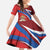 Second Empire of Haiti Personalized Family Matching Long Sleeve Bodycon Dress and Hawaiian Shirt Imperial Flag of Haiti 1849-1859