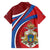 Second Empire of Haiti Personalized Family Matching Long Sleeve Bodycon Dress and Hawaiian Shirt Imperial Flag of Haiti 1849-1859