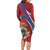 Second Empire of Haiti Personalized Family Matching Long Sleeve Bodycon Dress and Hawaiian Shirt Imperial Flag of Haiti 1849-1859