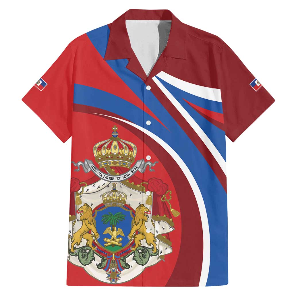 Second Empire of Haiti Personalized Family Matching Mermaid Dress and Hawaiian Shirt Imperial Flag of Haiti 1849-1859
