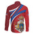 Second Empire of Haiti Personalized Family Matching Mermaid Dress and Hawaiian Shirt Imperial Flag of Haiti 1849-1859