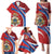 Second Empire of Haiti Personalized Family Matching Puletasi and Hawaiian Shirt Imperial Flag of Haiti 1849-1859