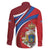 Second Empire of Haiti Personalized Family Matching Short Sleeve Bodycon Dress and Hawaiian Shirt Imperial Flag of Haiti 1849-1859
