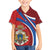 Second Empire of Haiti Personalized Family Matching Short Sleeve Bodycon Dress and Hawaiian Shirt Imperial Flag of Haiti 1849-1859