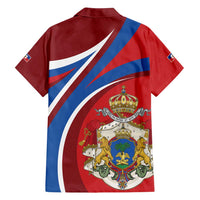 Second Empire of Haiti Personalized Family Matching Summer Maxi Dress and Hawaiian Shirt Imperial Flag of Haiti 1849-1859