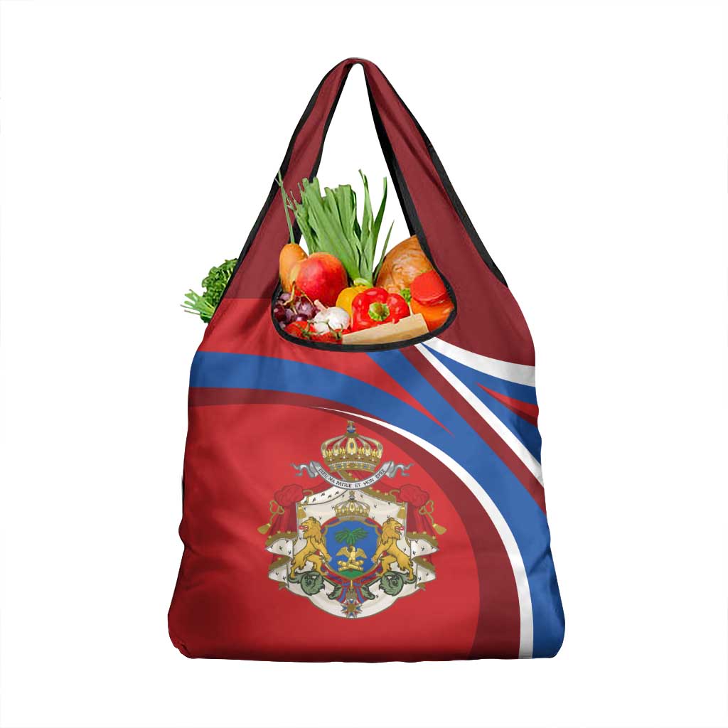 Second Empire of Haiti Personalized Grocery Bag Imperial Flag of Haiti 1849-1859