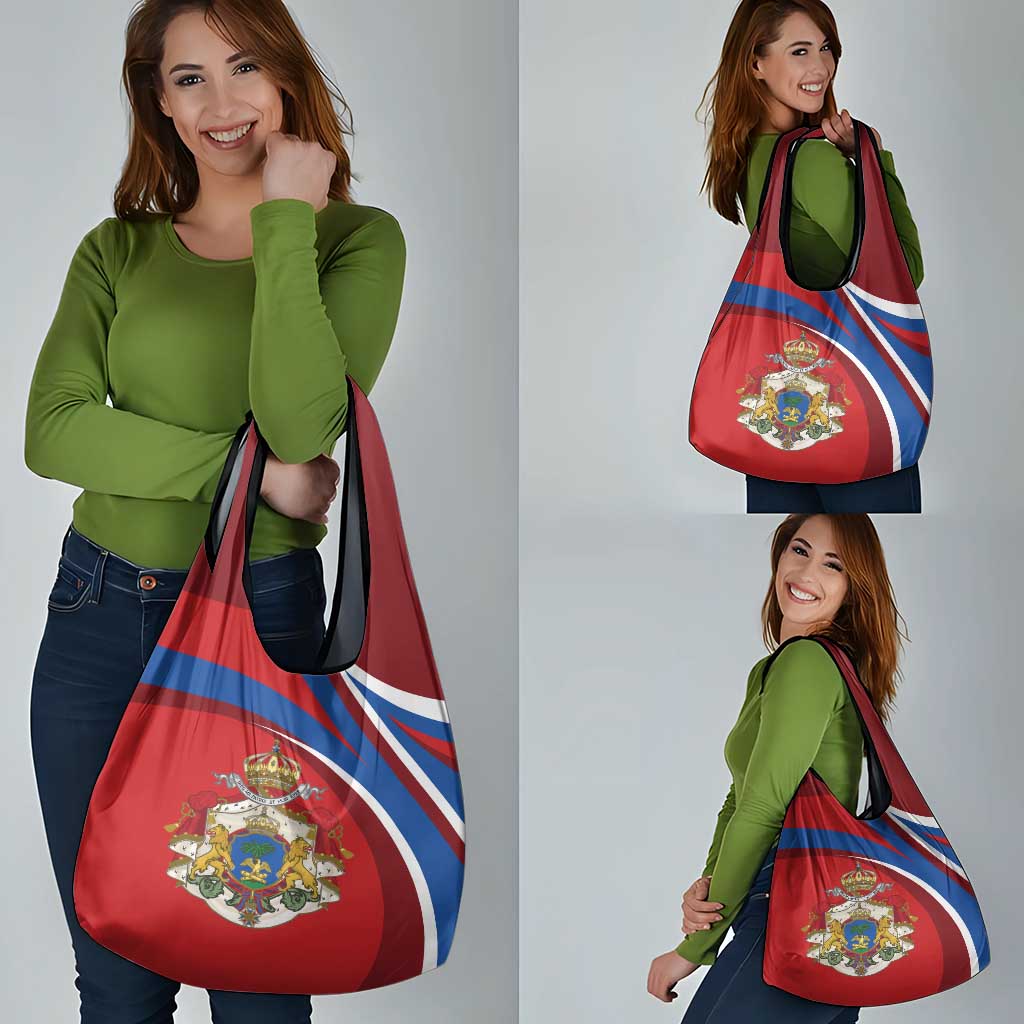 Second Empire of Haiti Personalized Grocery Bag Imperial Flag of Haiti 1849-1859