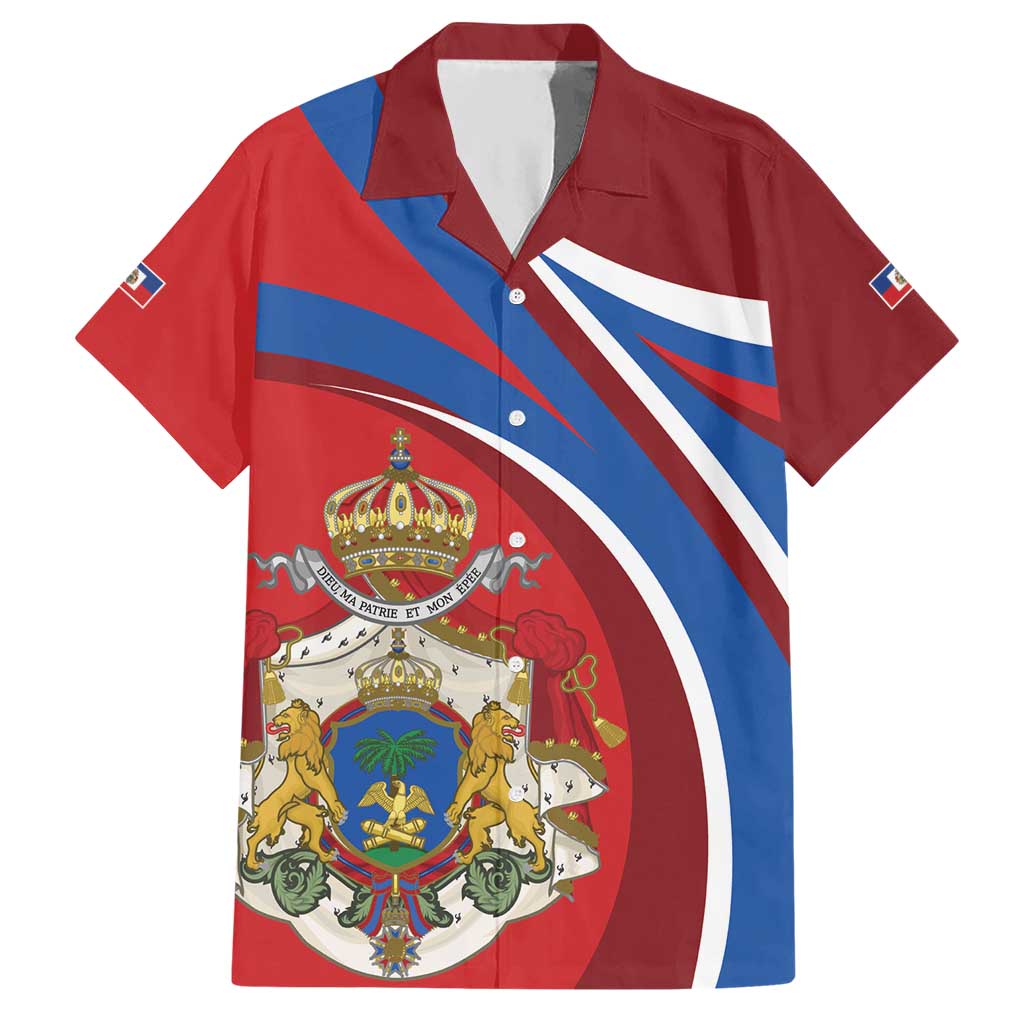 Second Empire of Haiti Personalized Hawaiian Shirt Imperial Flag of Haiti 1849-1859