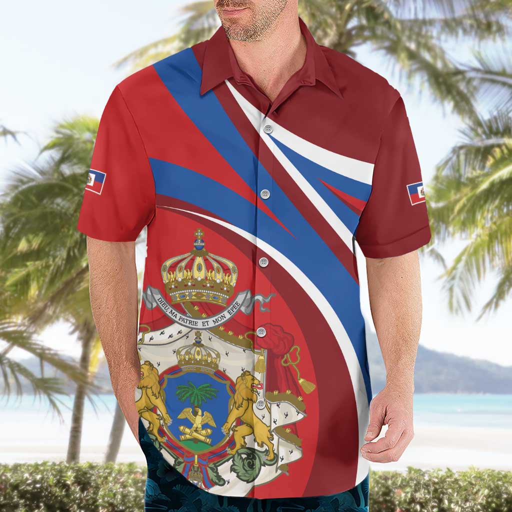 Second Empire of Haiti Personalized Hawaiian Shirt Imperial Flag of Haiti 1849-1859