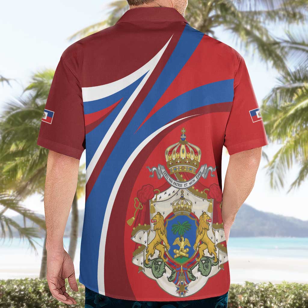 Second Empire of Haiti Personalized Hawaiian Shirt Imperial Flag of Haiti 1849-1859