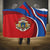 Second Empire of Haiti Personalized Hooded Blanket Imperial Flag of Haiti 1849-1859