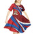 Second Empire of Haiti Personalized Kid Short Sleeve Dress Imperial Flag of Haiti 1849-1859