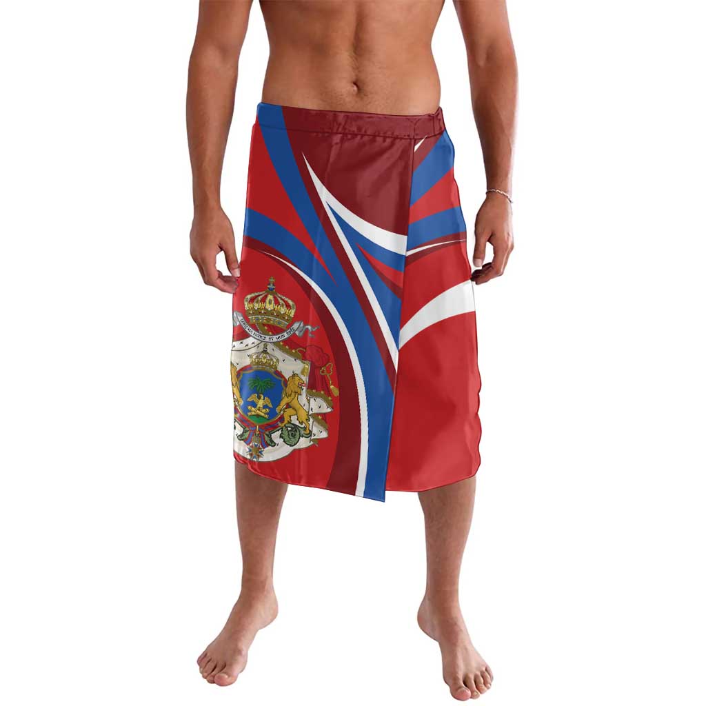 Second Empire of Haiti Personalized Lavalava Imperial Flag of Haiti 1849-1859