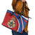 Second Empire of Haiti Personalized Leather Tote Bag Imperial Flag of Haiti 1849-1859