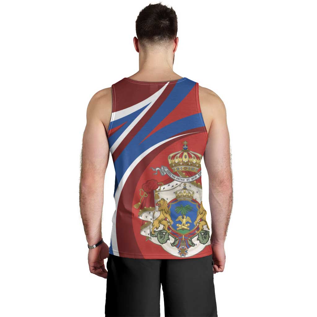Second Empire of Haiti Personalized Men Tank Top Imperial Flag of Haiti 1849-1859